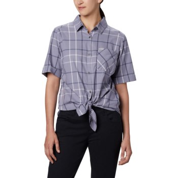 Columbia Anytime Casual Stretch Short Sleeve, Camisa Morados Para Mujer | 476023-OYC